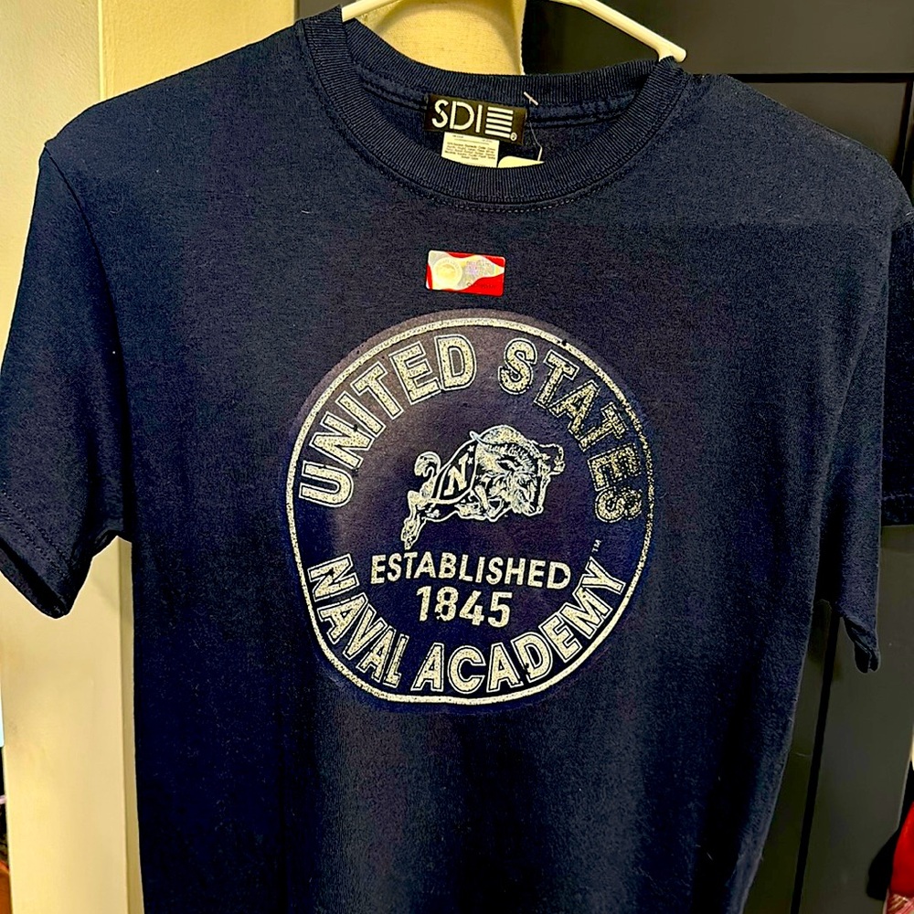 New SDI US Naval Academy 100% Cotton T-shirt